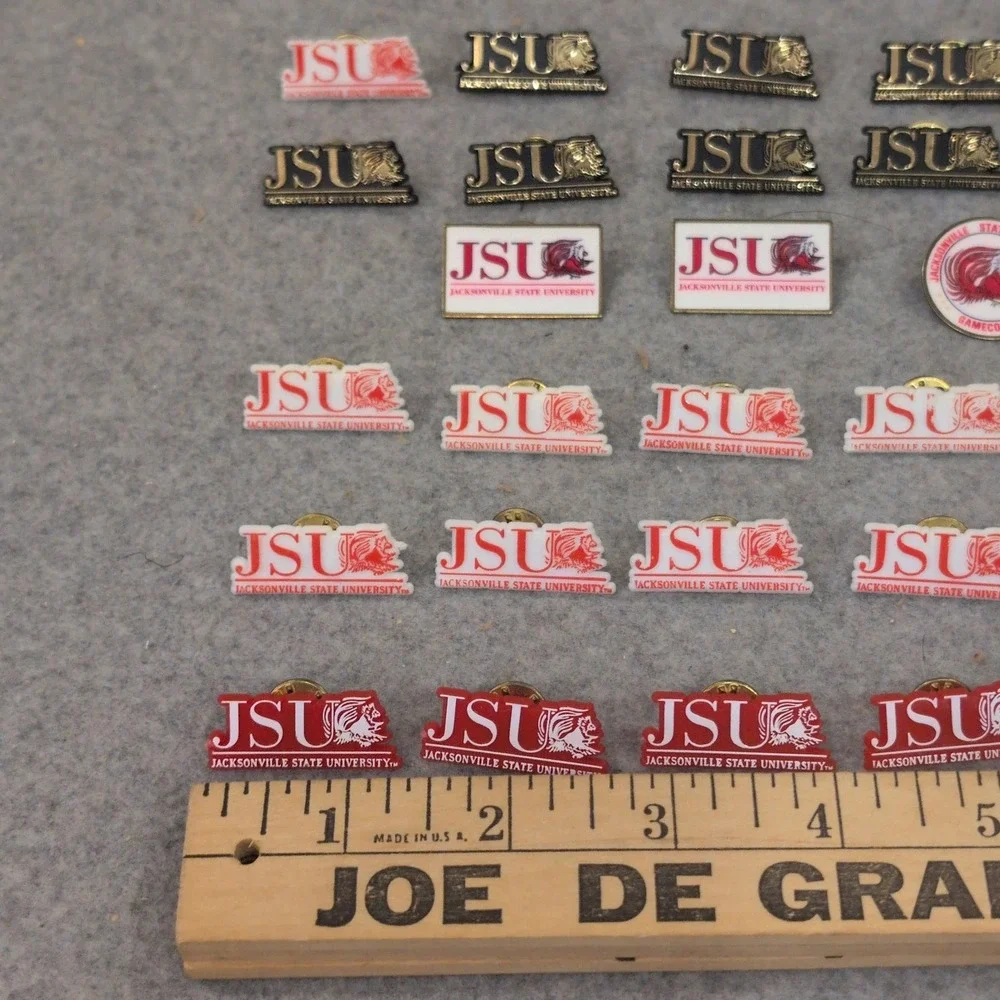 Jacksonville State University JSU Gamecocks Lapel Pins Bulk Lot of 25 Assorted - Picture 7 of 7